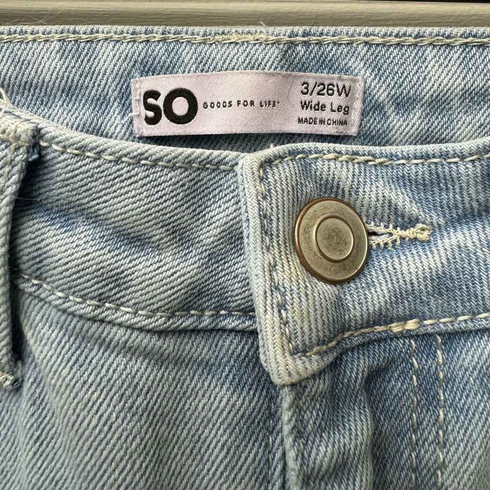 SO Wide Leg Cargo Jeans - Picture 8 of 12